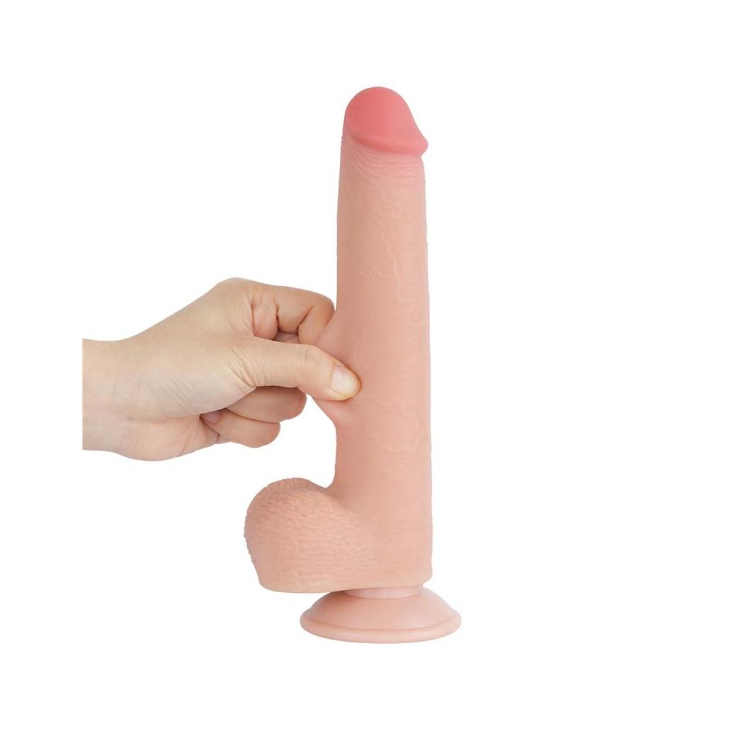 Dildo dual density piel deslizante 9