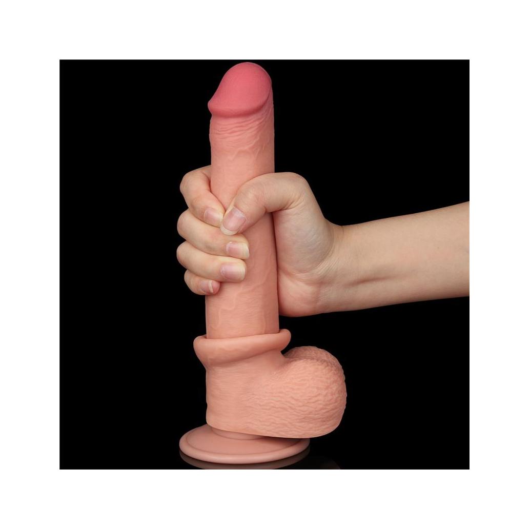 Dildo dual density piel deslizante 9