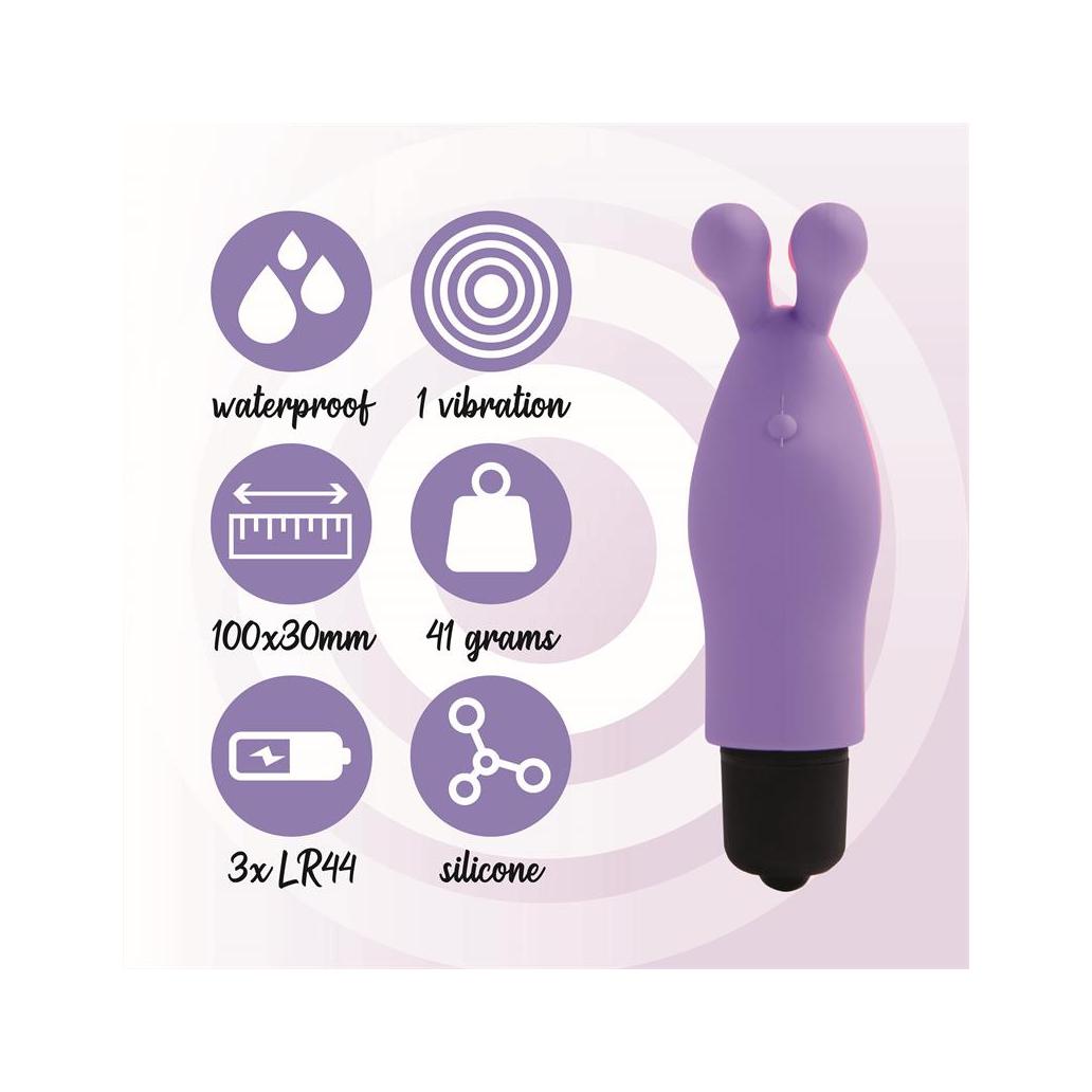 Vibrador de dedo magic finger roxo