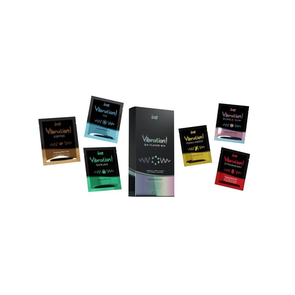 Mix vibration six flavor pack de 6 monodosis