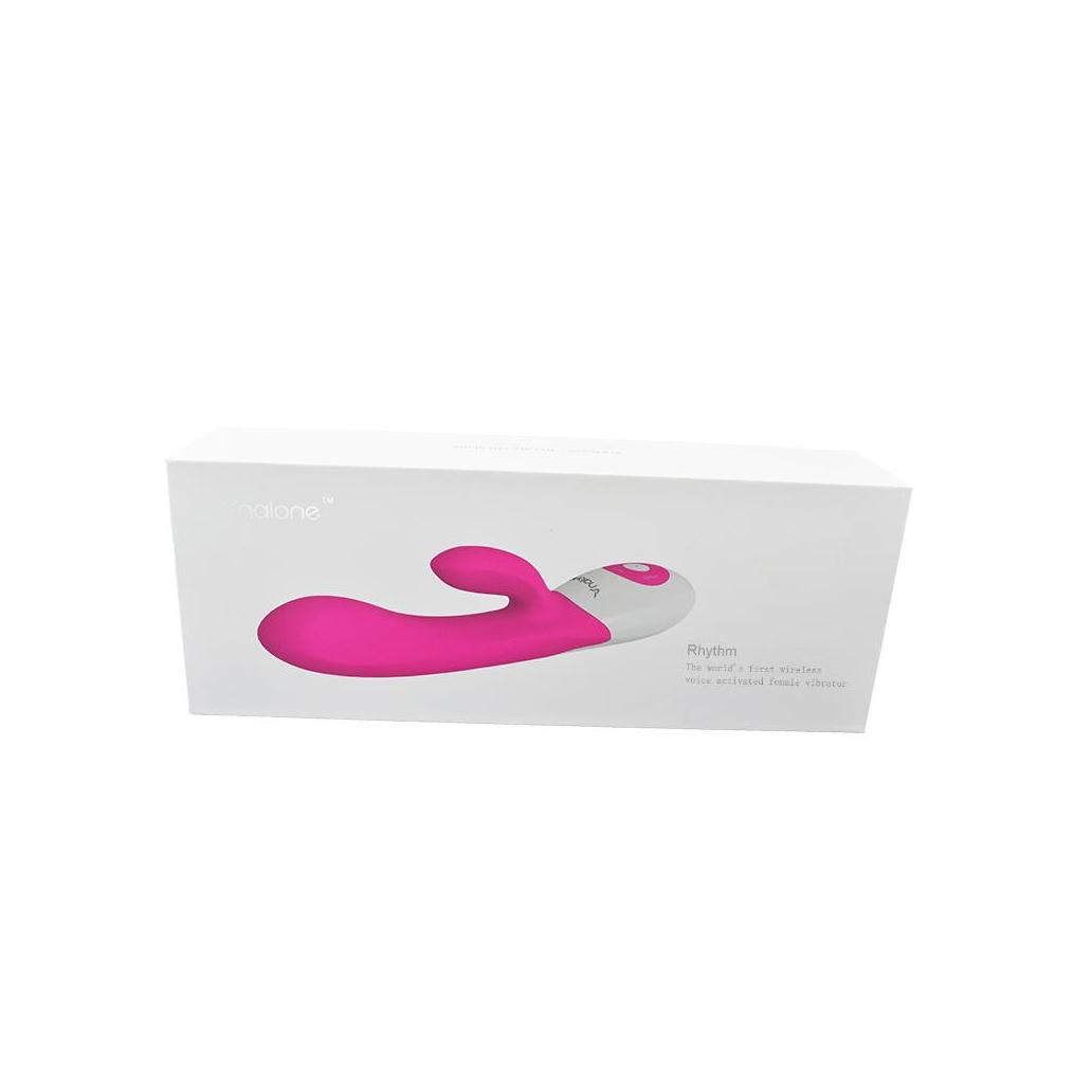 Vibrador com função de voz rhythm fuchsia