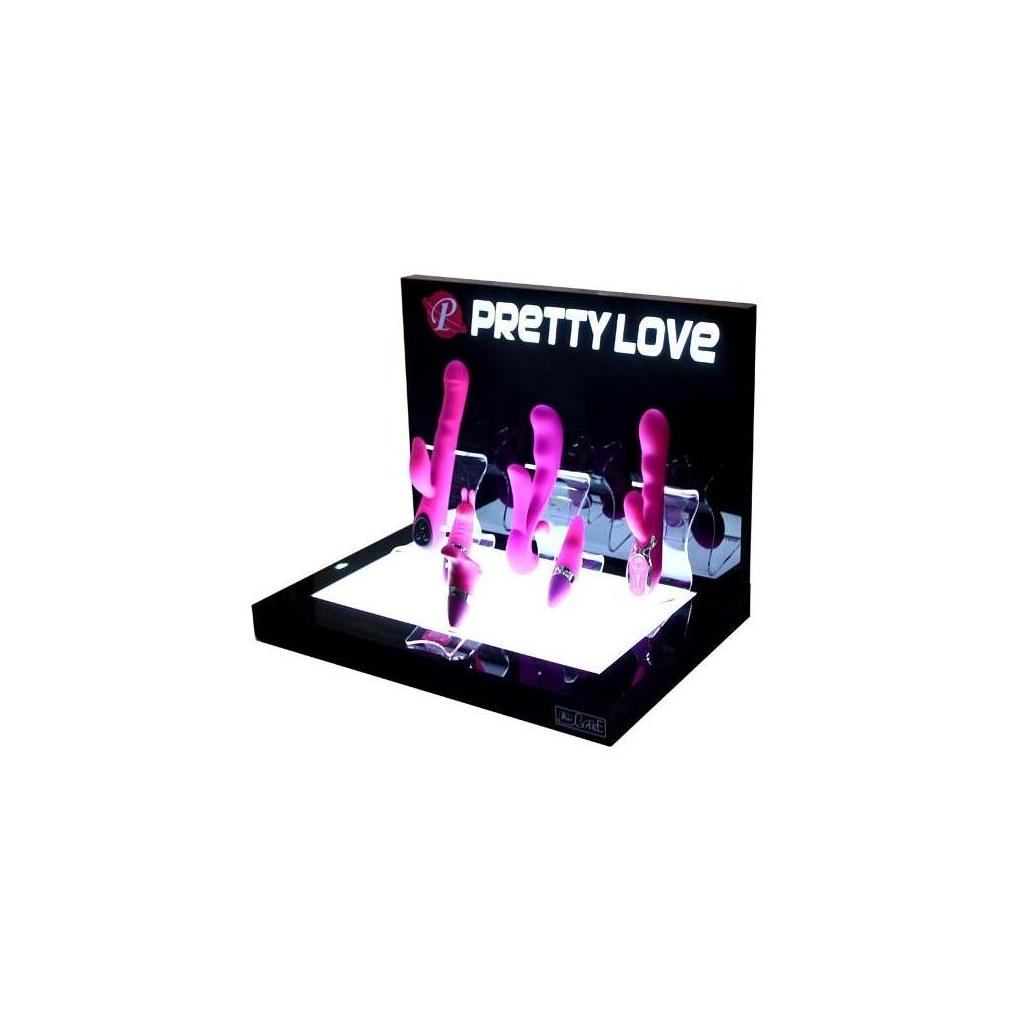 Expositor pretty love iluminado