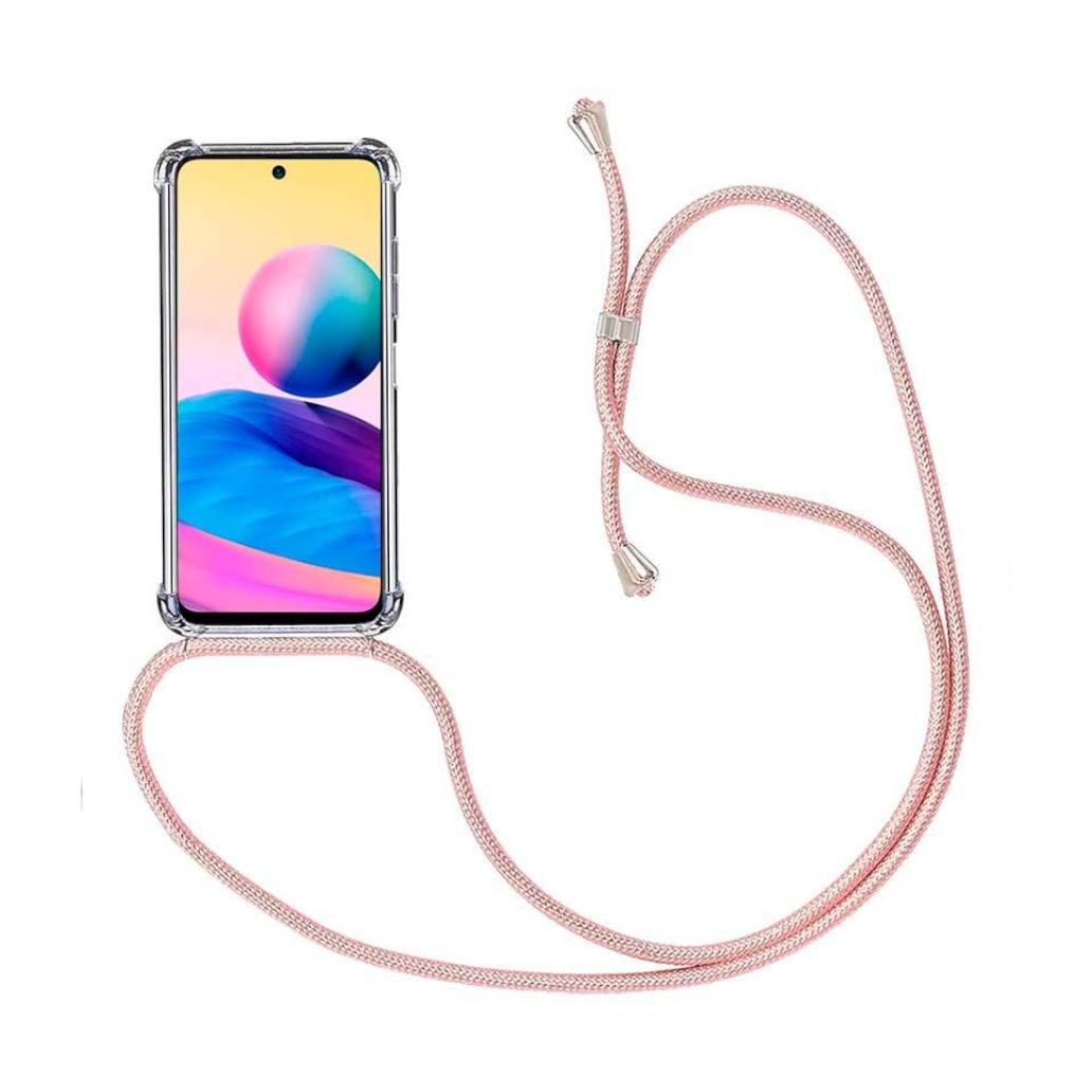 Capa pingente xiaomi redmi note 10 5g / poco m3 pro 5g (rosa