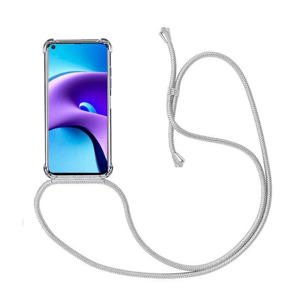 Capa pingente xiaomi redmi note 9t 5g (prateado)