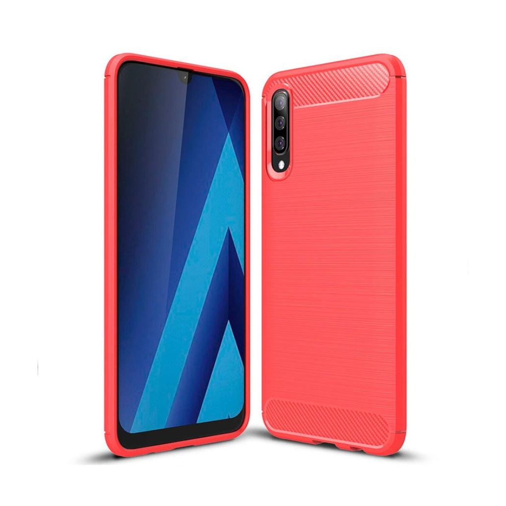 Capa carbon ultra samsung galaxy a50 / a30s (vermelho)