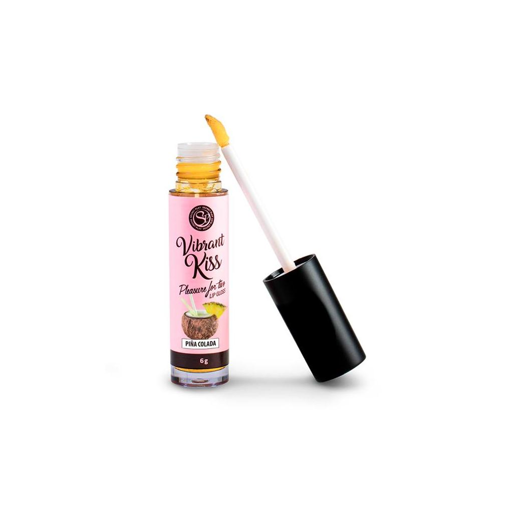 Brilho labial vibrant kiss sabor piña colada