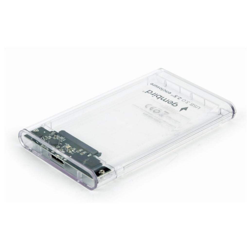 Gembird sata hard disk enclosure usb 3.0 2.5" transparente