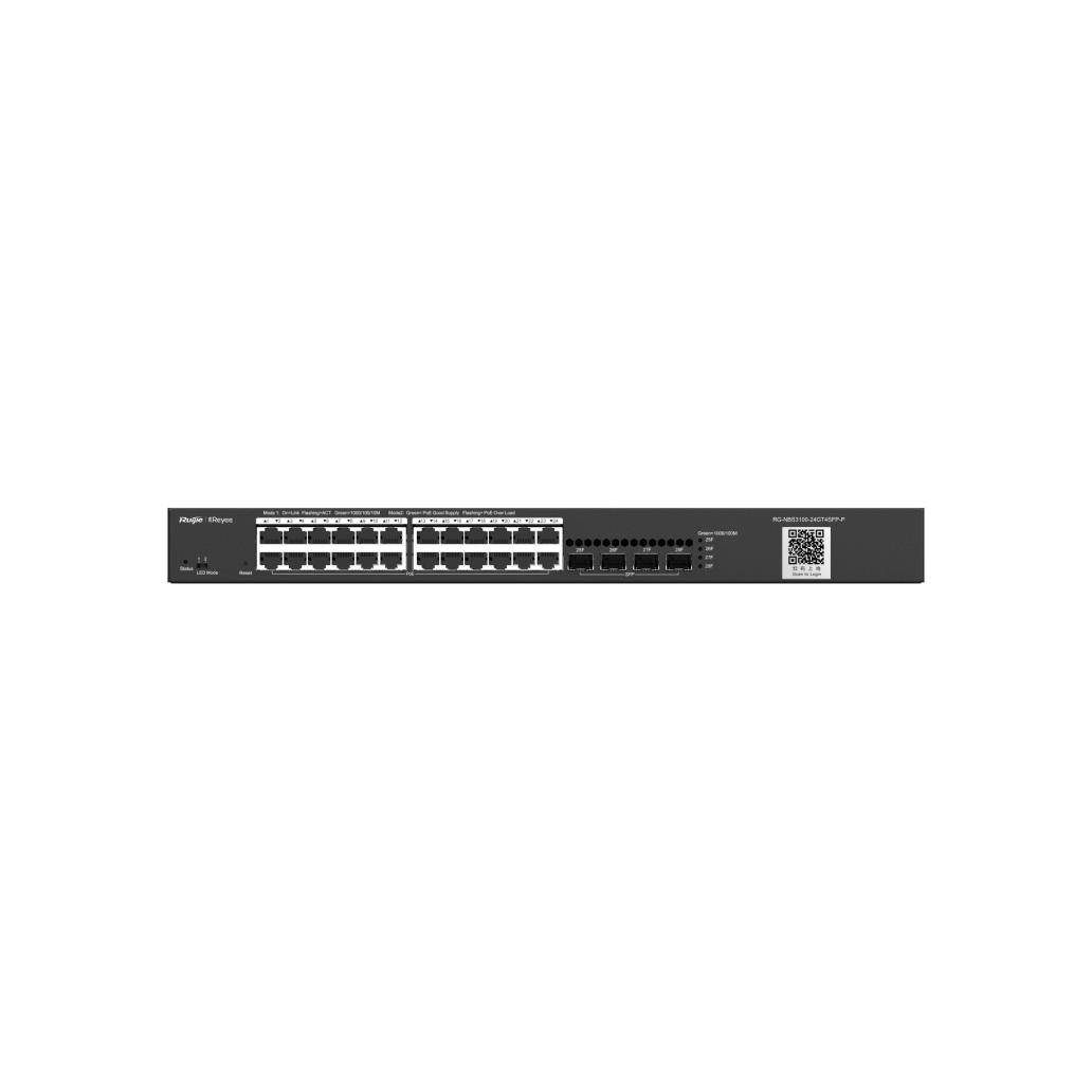 Switch ruijie reyee rg-nbs3100-24gt4sfp-p gigalan 24p sfp 4p