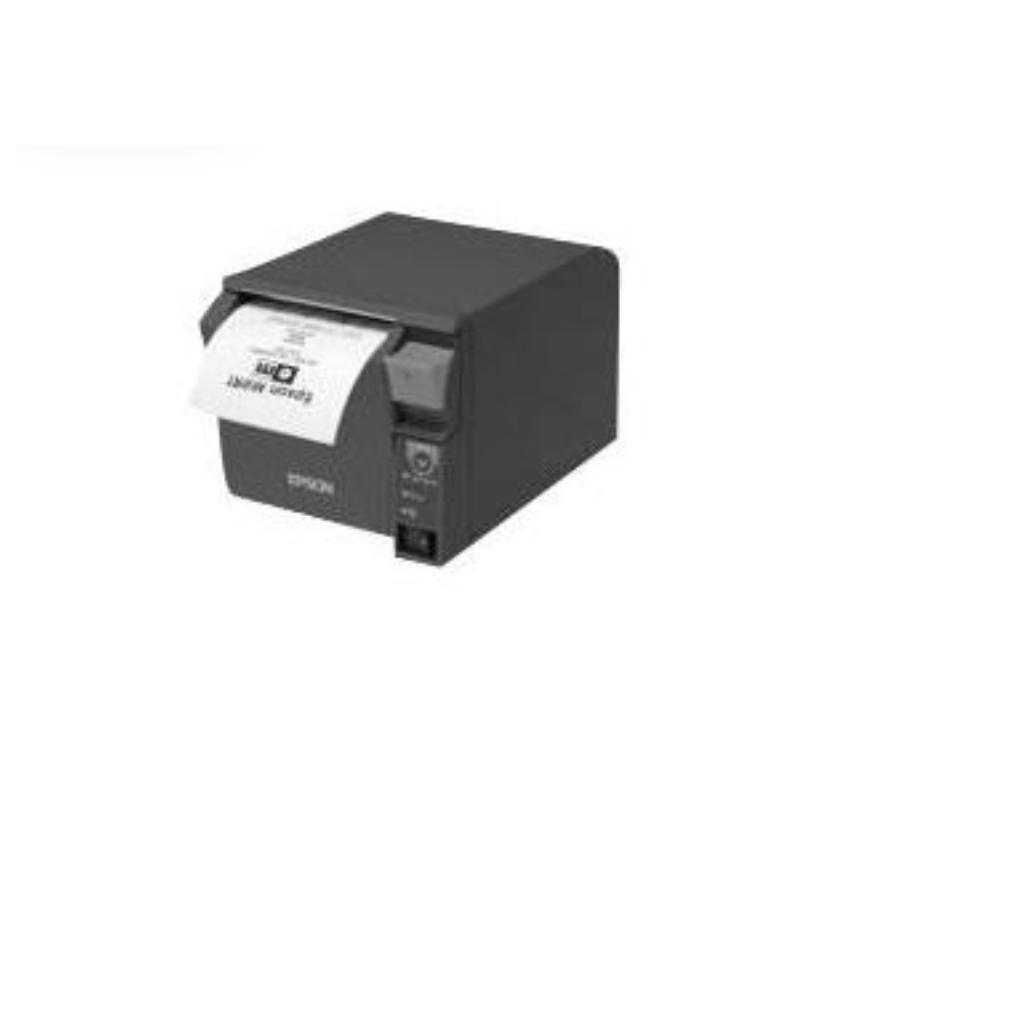 Impressora térmica epson tm-t70ii 80mm usb + rs232 negra