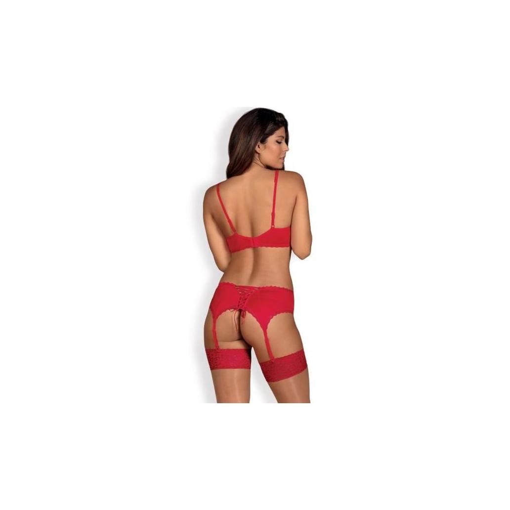 Conjunto jolierose 3 peças vermelho