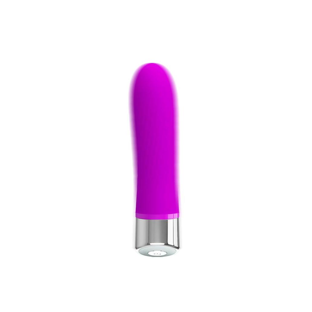 Vibrador roxo de silicone sebastian