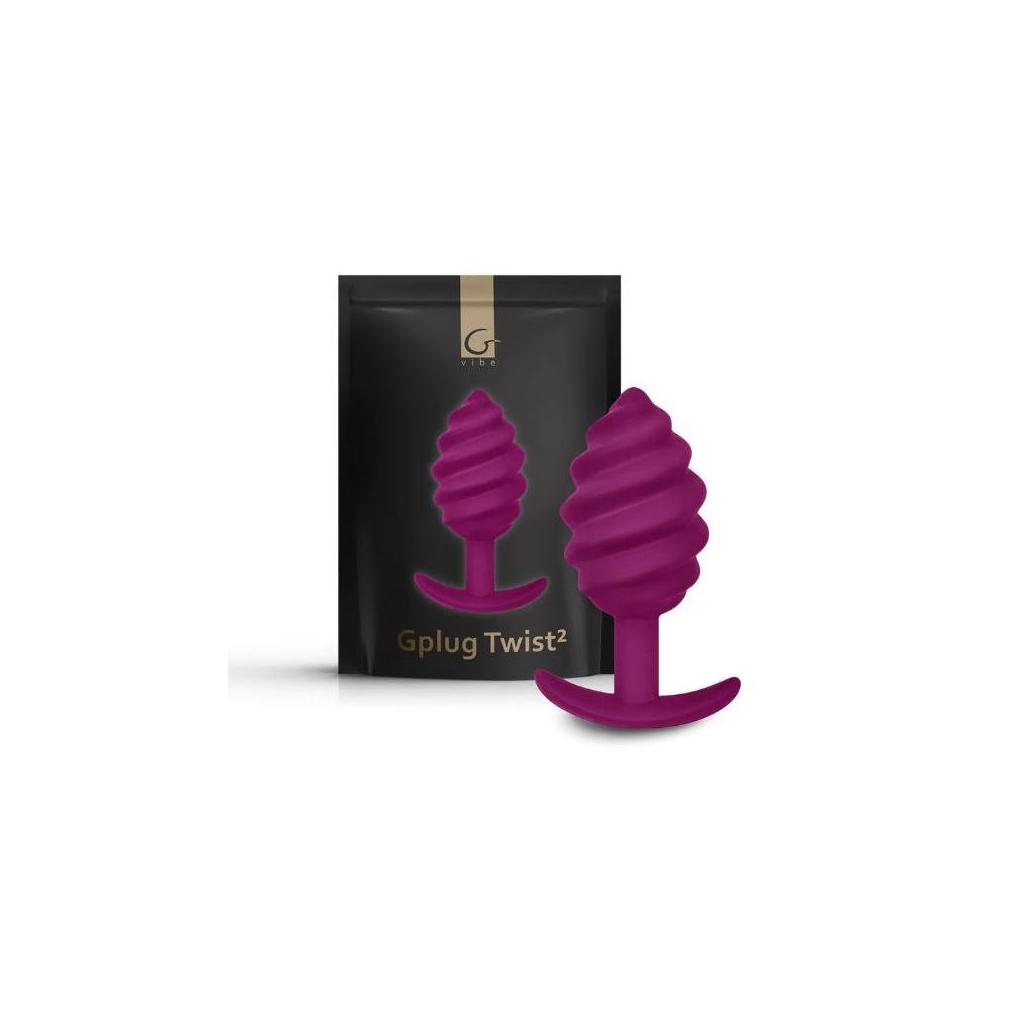 Ficha anal gplug twist2 sweet raspberry