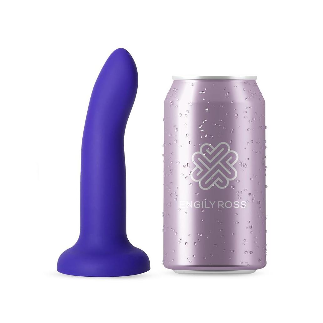 Dildo que muda de cor de roxo para cor-de-rosa tamanho s 14