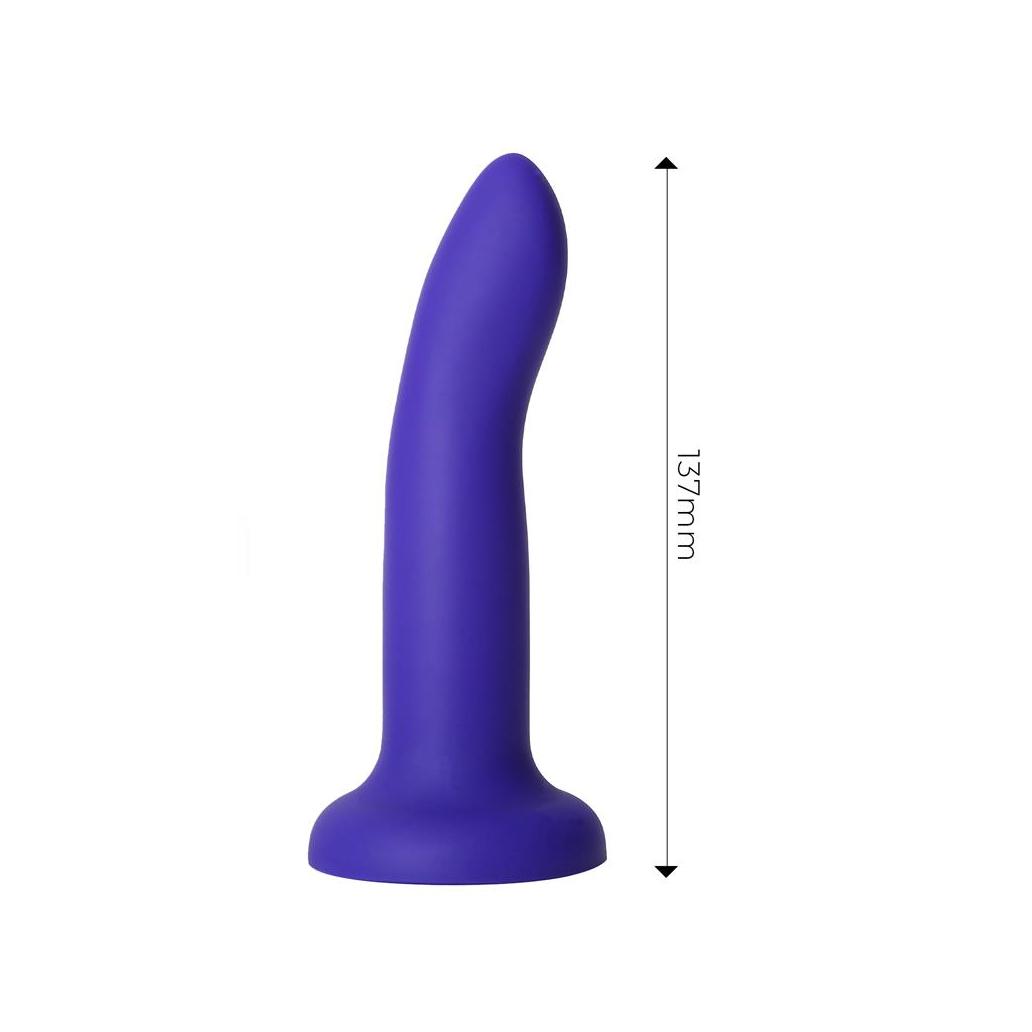 Dildo que muda de cor de roxo para cor-de-rosa tamanho s 14