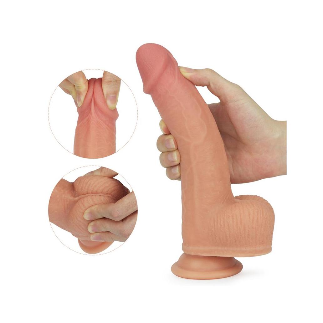 Dildo nature cock com vibração e rotação anthony natural