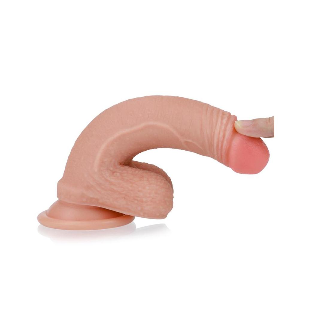 Dildo nature 7 silicona líquida natural