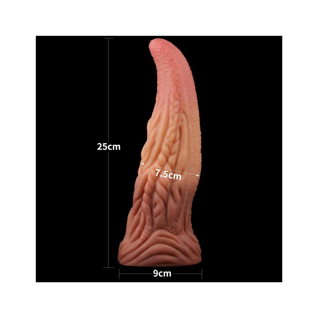 Dildo tongue 10 dual layer