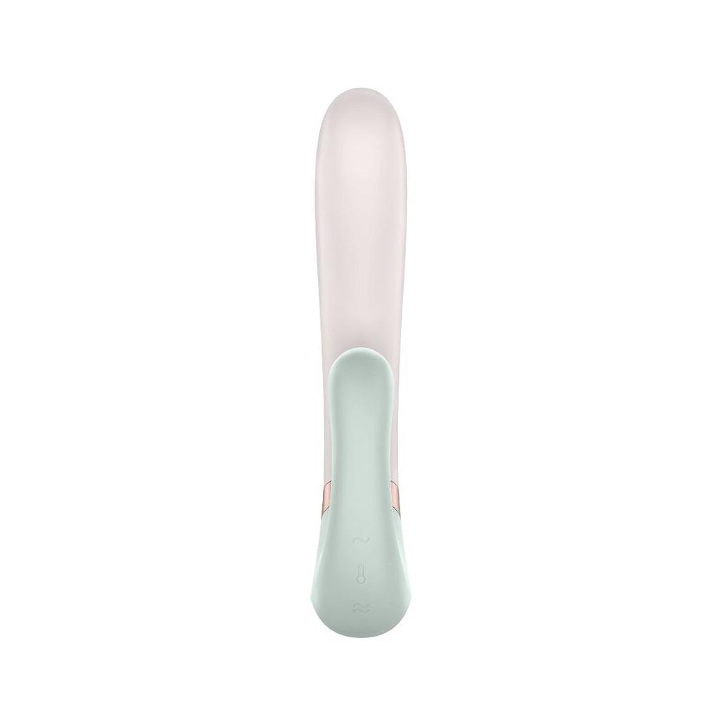 Vibrador heat wave com efeito de calor e mint app