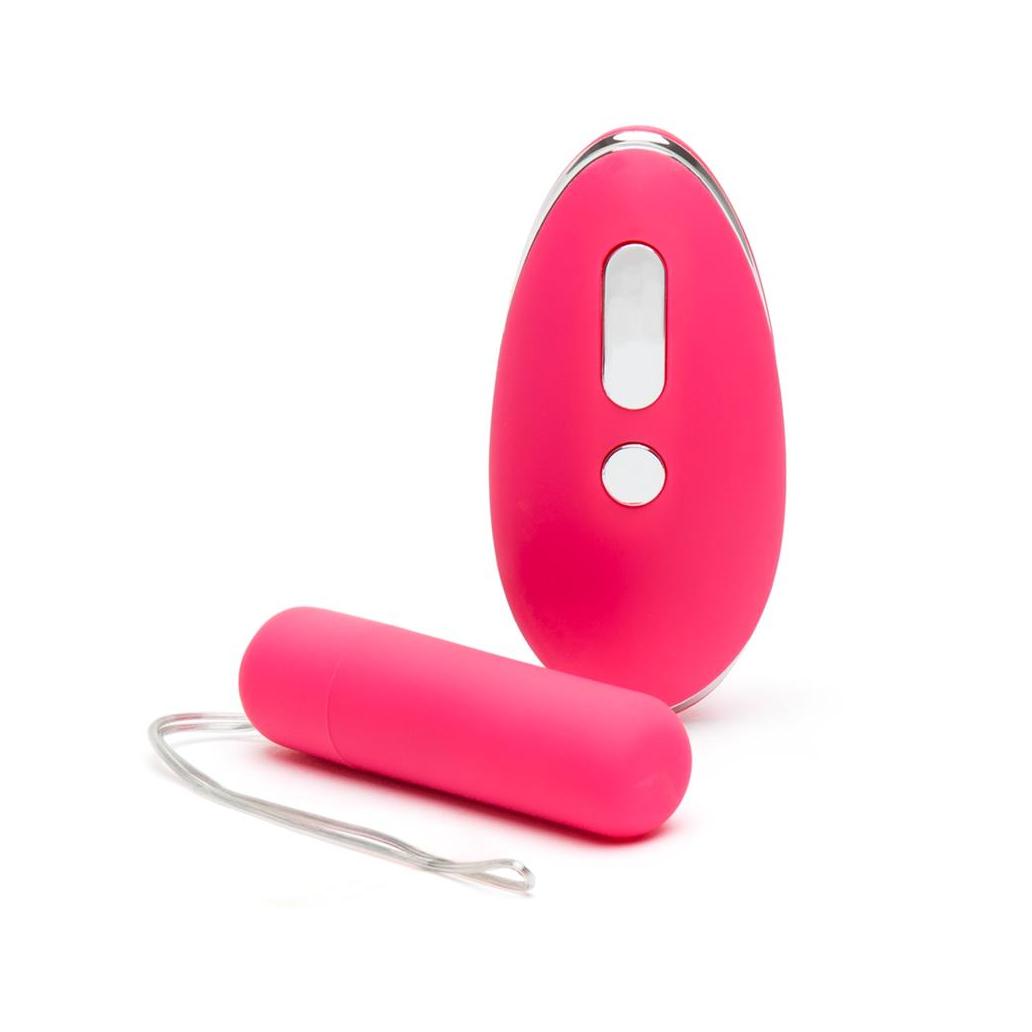 Estimuador braguita grande control remoto usb rosa