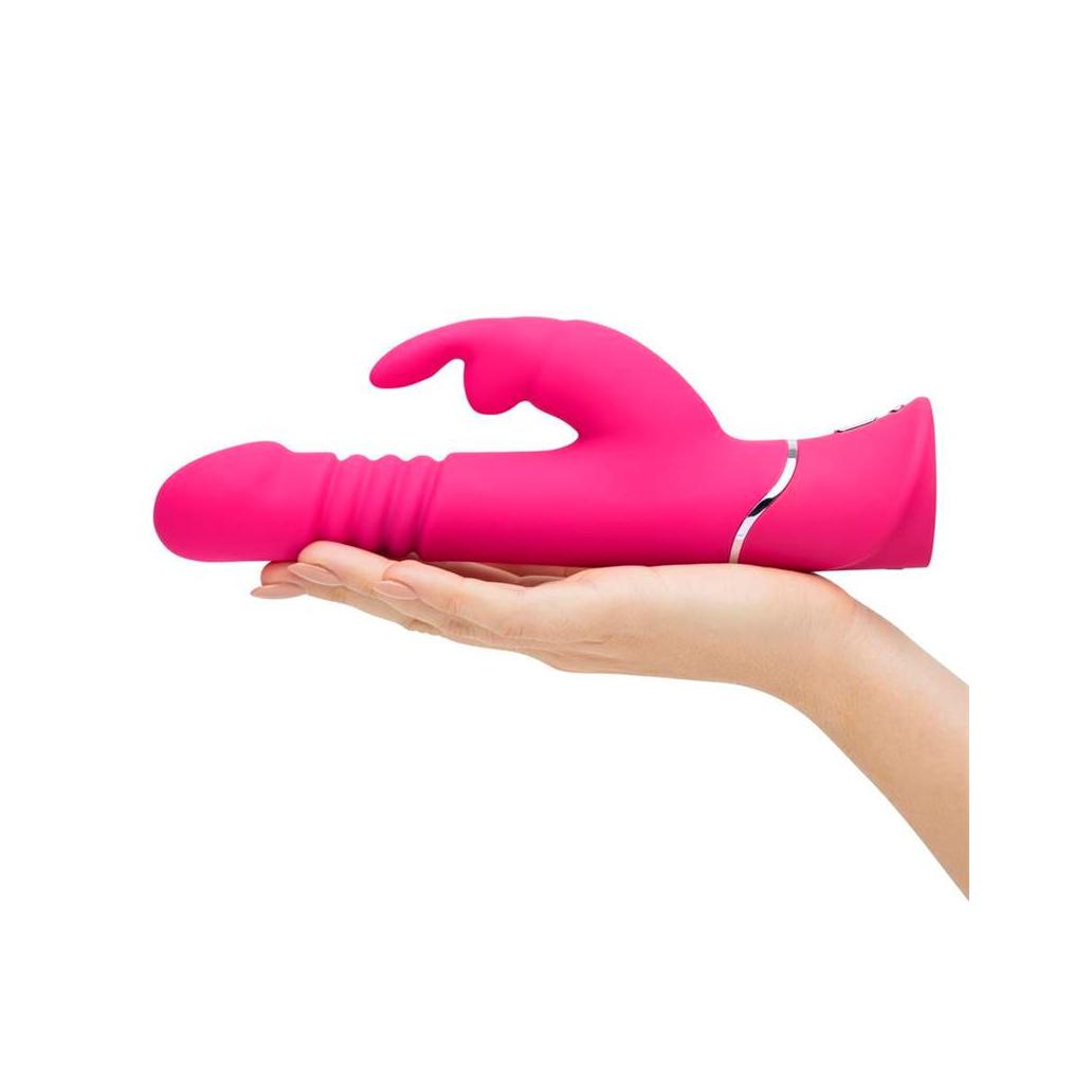 Vibrador de impulso realista usb rosa