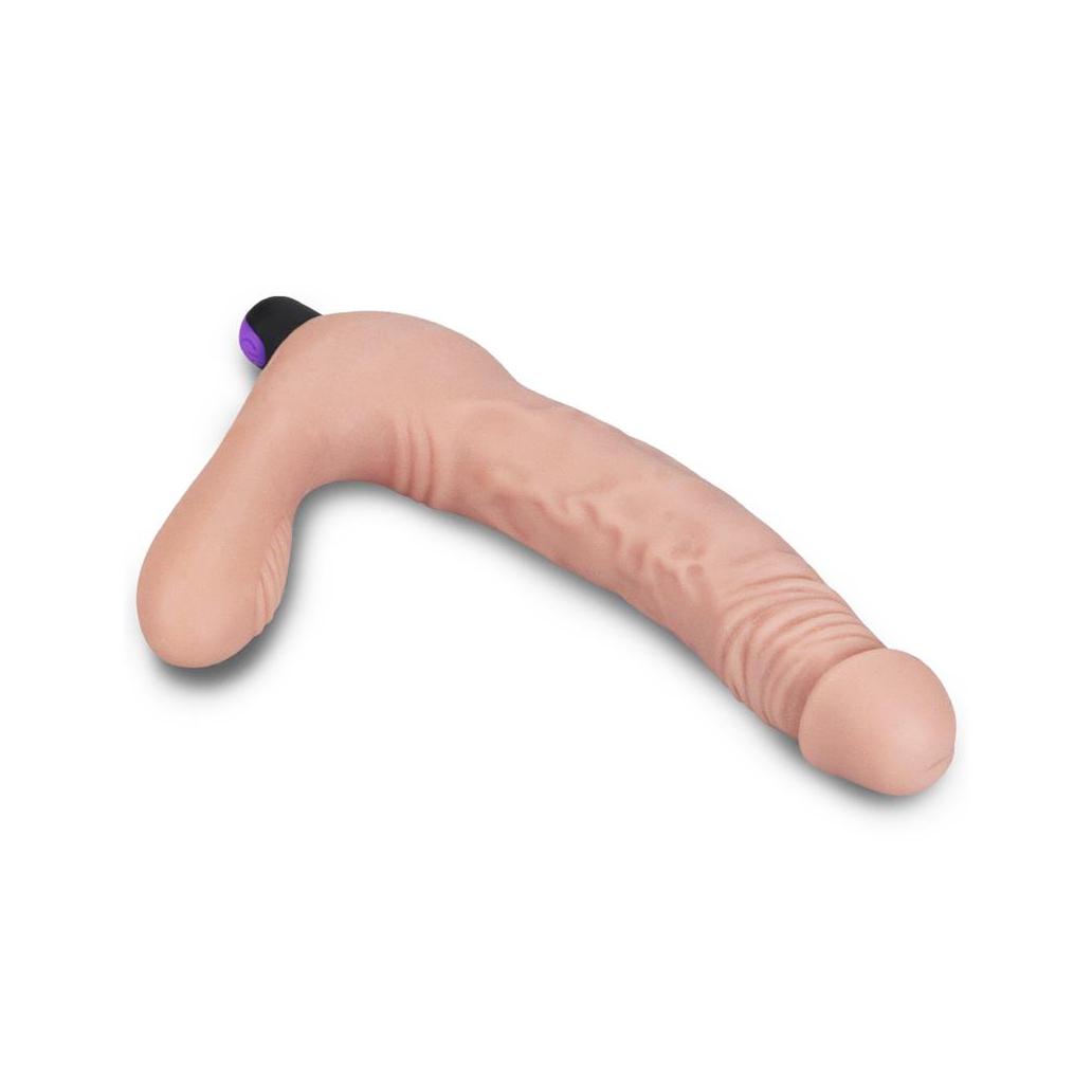 Doble dildo sem alças silicona usb