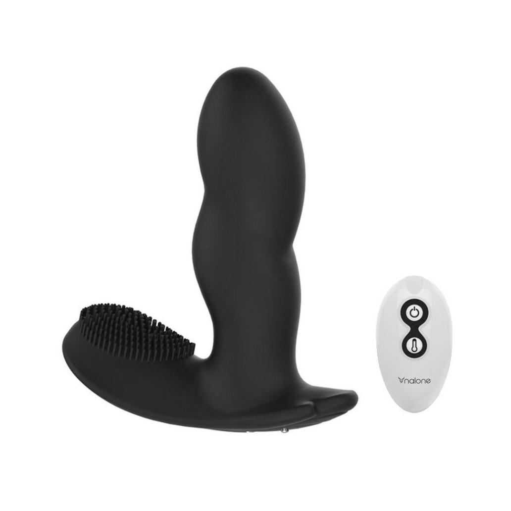 Massajador de silicone usb loli preto