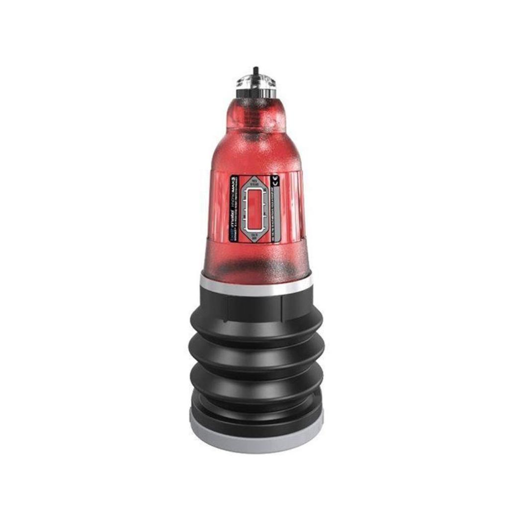 Bomba para o pénis hydromax3 vermelho