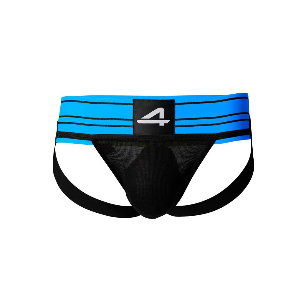 C4m15 rugby style jockstrap electric blue