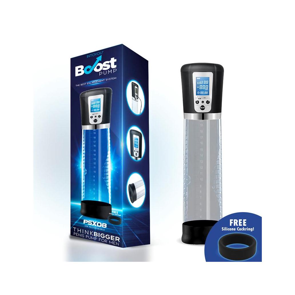 Bomba de pénis automática com ecrã lcd psx08 usb