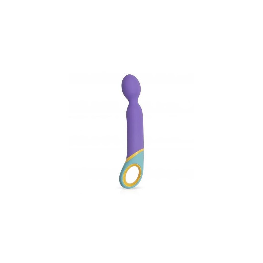 Vibrador de estimulação dupla com base usb