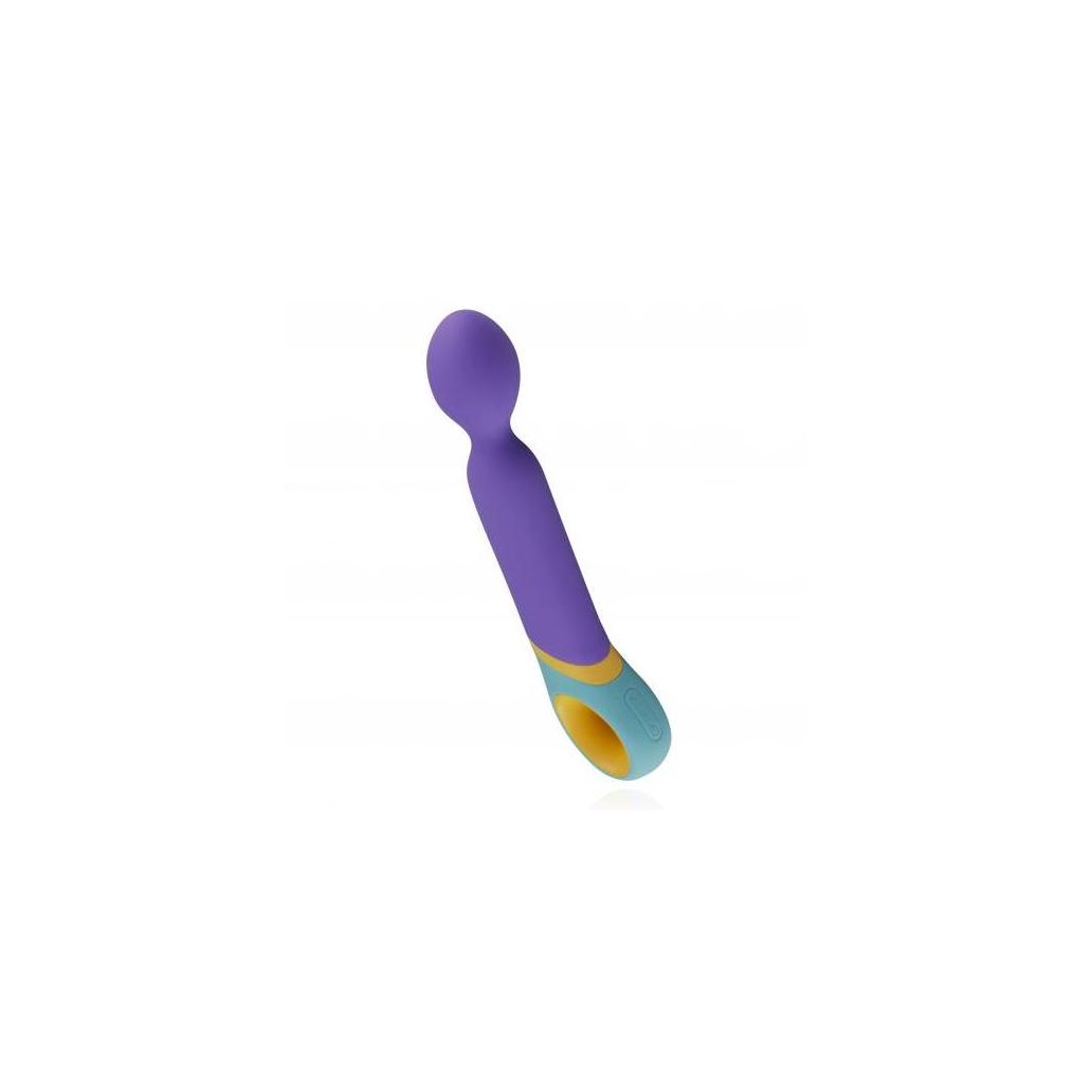 Vibrador de estimulação dupla com base usb