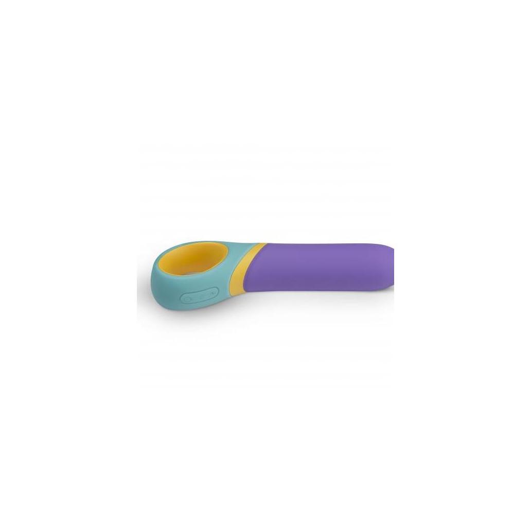 Vibrador de estimulação dupla com base usb