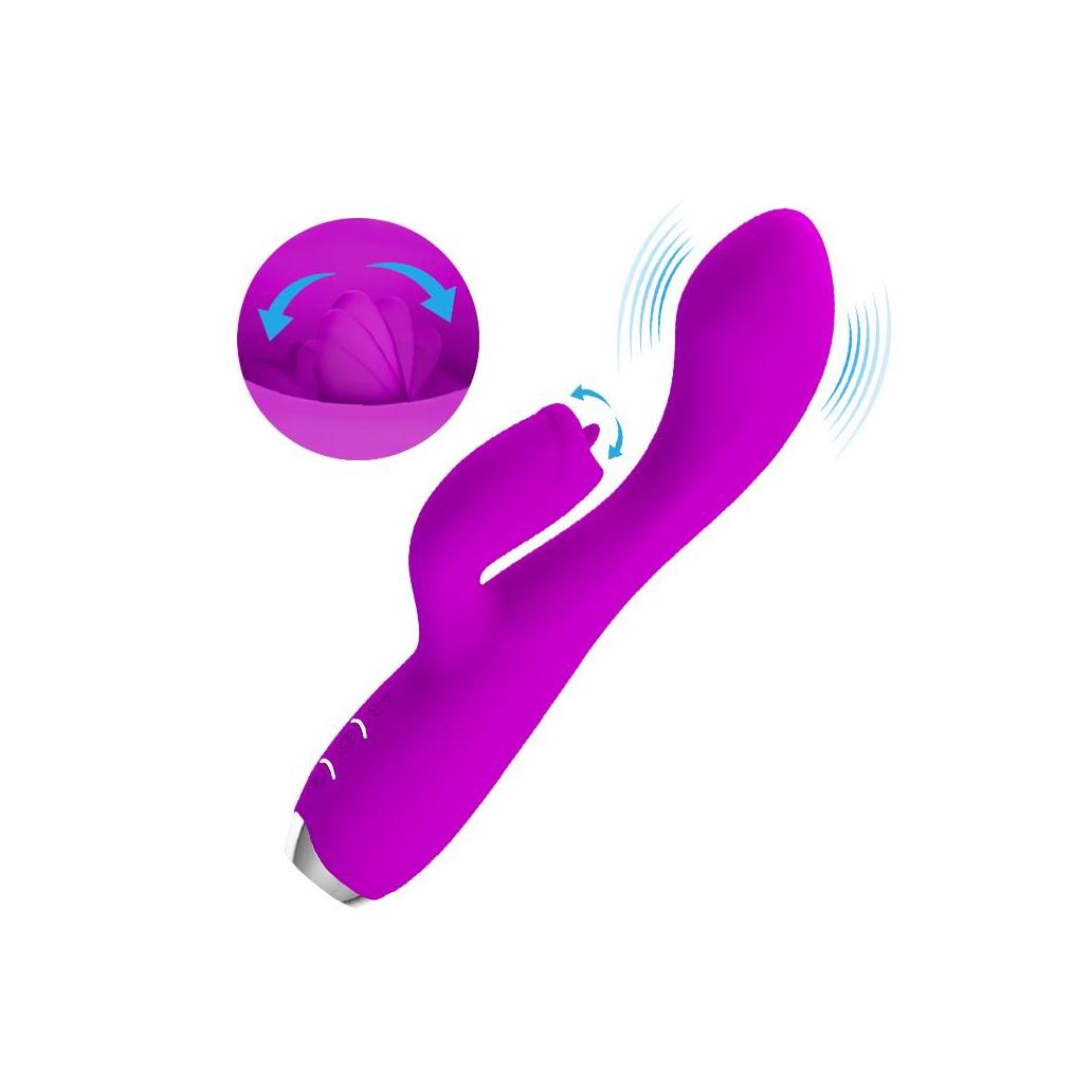 Vibrador usb gloria com língua