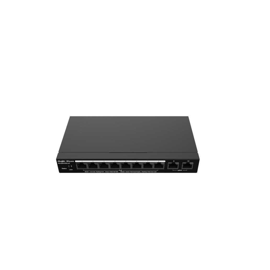 Switch ruijie reyee rg-es210gc-lp gigalan 10p poe 70w
