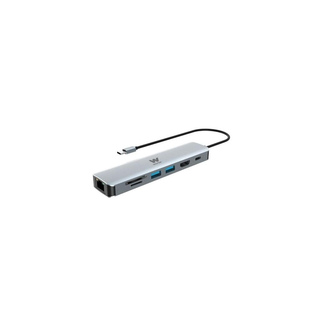 Base de ligação usb tipo c woxter pe26-181/ 1xhdmi/ 2xusb/ 1