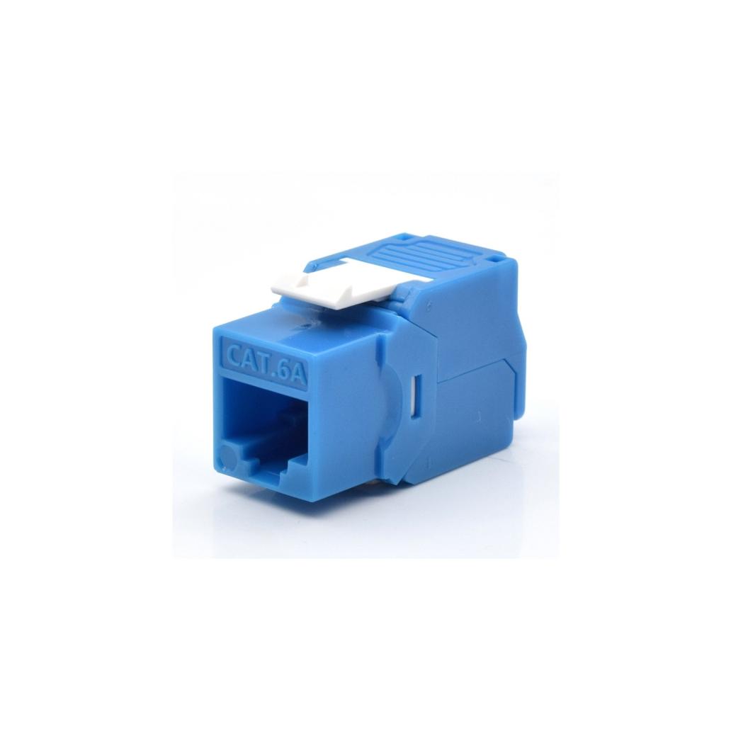 Presa keystone wp cat.6a utp, sem ferramentas, cor azul