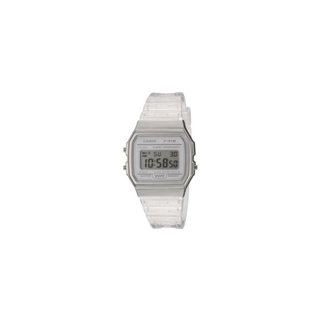 Relógio digital casio collection women f-91ws-7ef/ 38mm/ bla