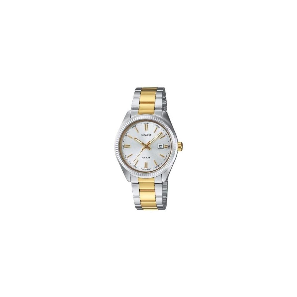 Relógio analógico casio collection para mulher ltp-1302psg-7
