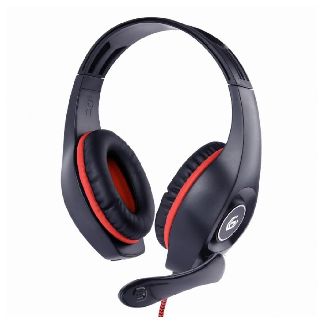 Controlo de volume dos auscultadores para jogos gembird verm