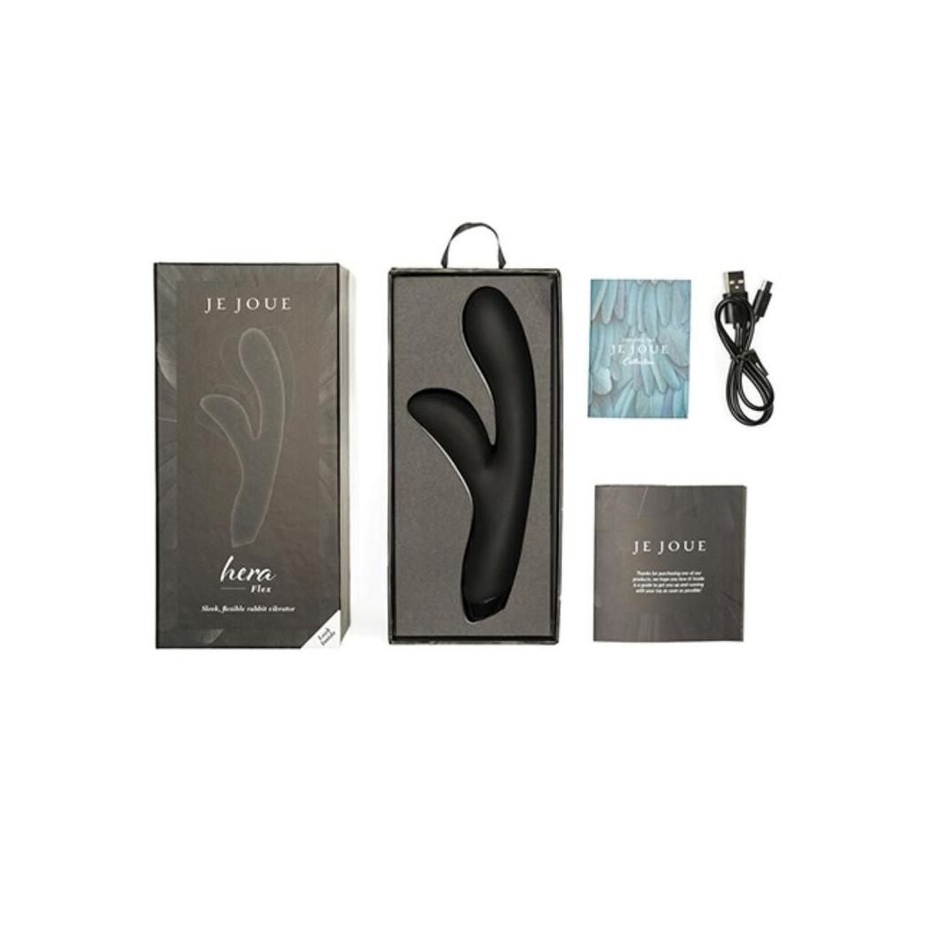 Je joue - vibrador hera flex coelho - preto