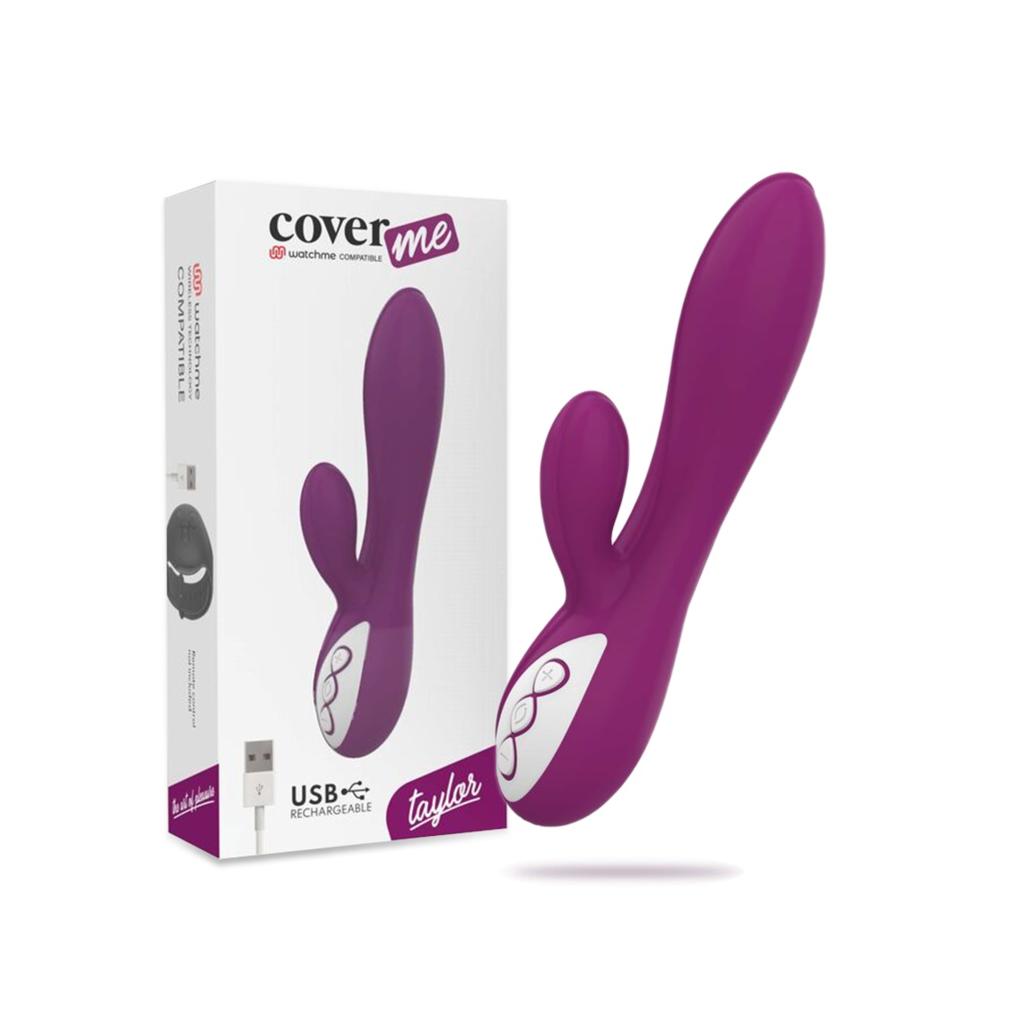 Coverme - vibrador taylor compatível com a tecnologia watchm