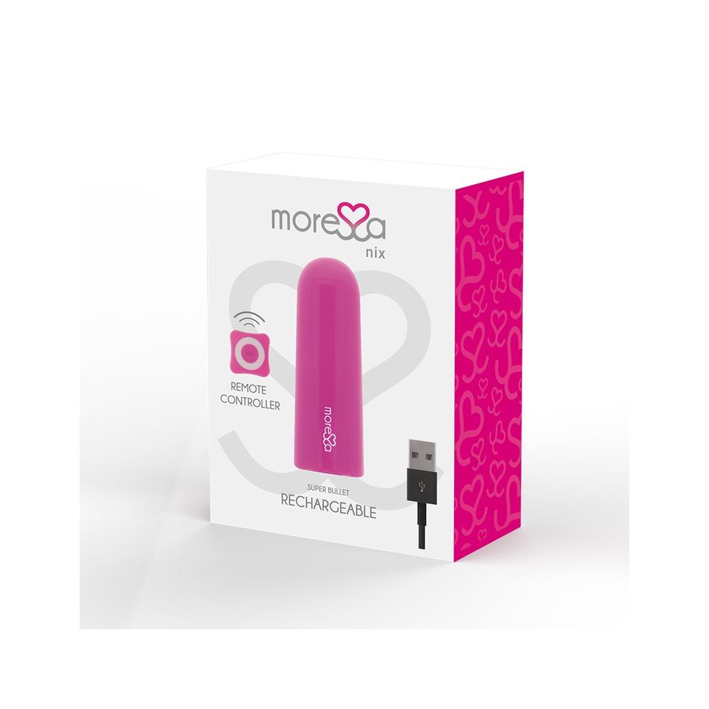 Moressa - nix vibrador controle remoto rosa