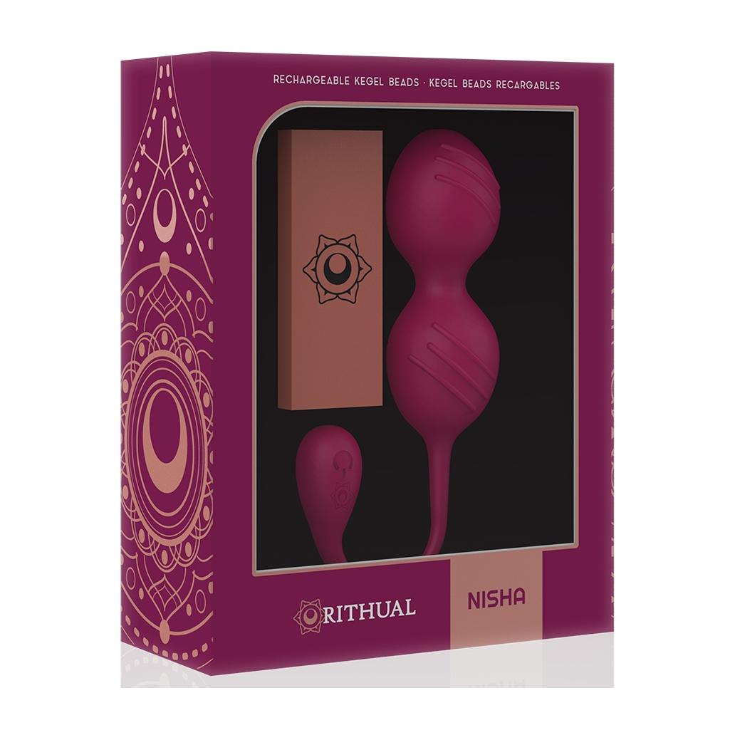 Rithual - nisha bolas de kegel vibratórias recarregveis orqu