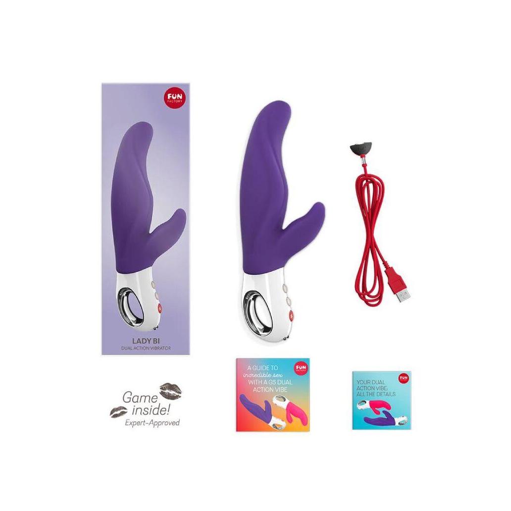 Fun factory - vibrador lady bi dual violeta