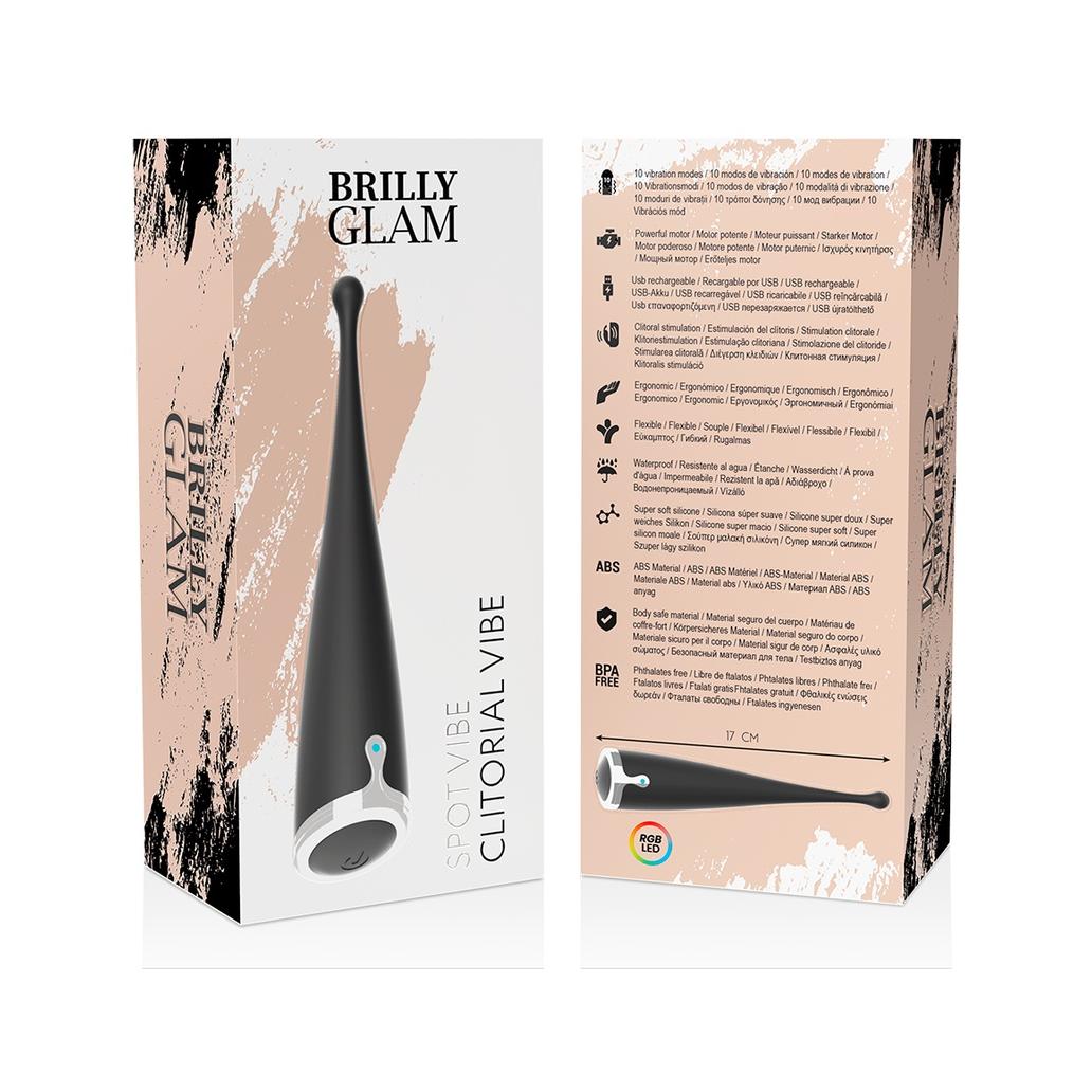 Brilly glam - spot vibe clitorial preto