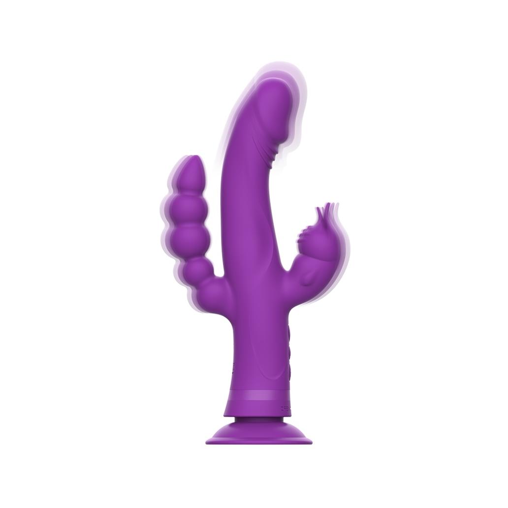 Intense - vibrador de silicone casanova coelho triplo motor