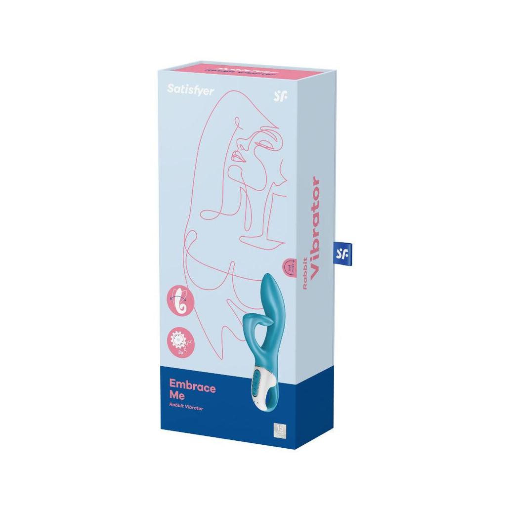 Satisfyer - vibrador ebrace me gspot turquesa