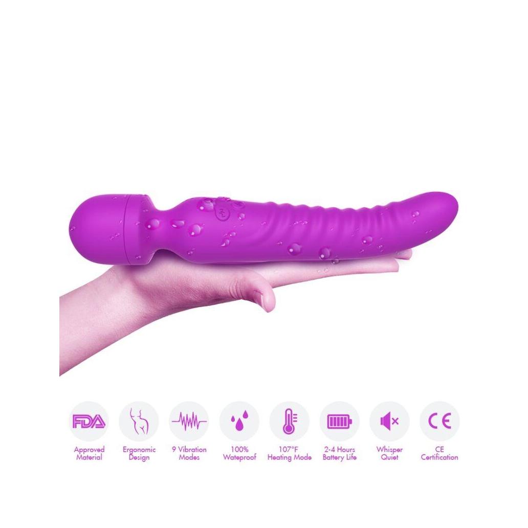 Armony - massager mission e vibrador efeito de calor roxo