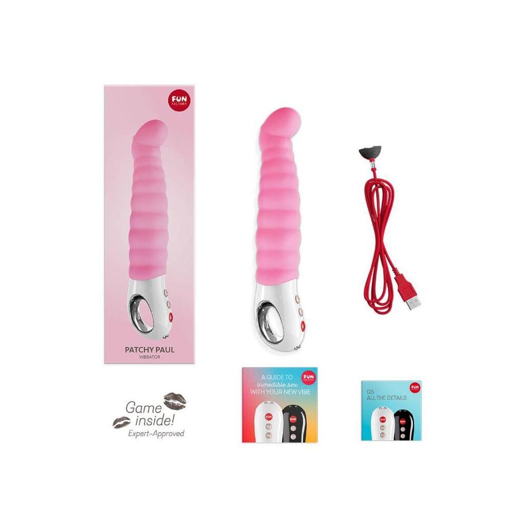 Fun factory - patchy paul g5 vibrador g-spot candy rose