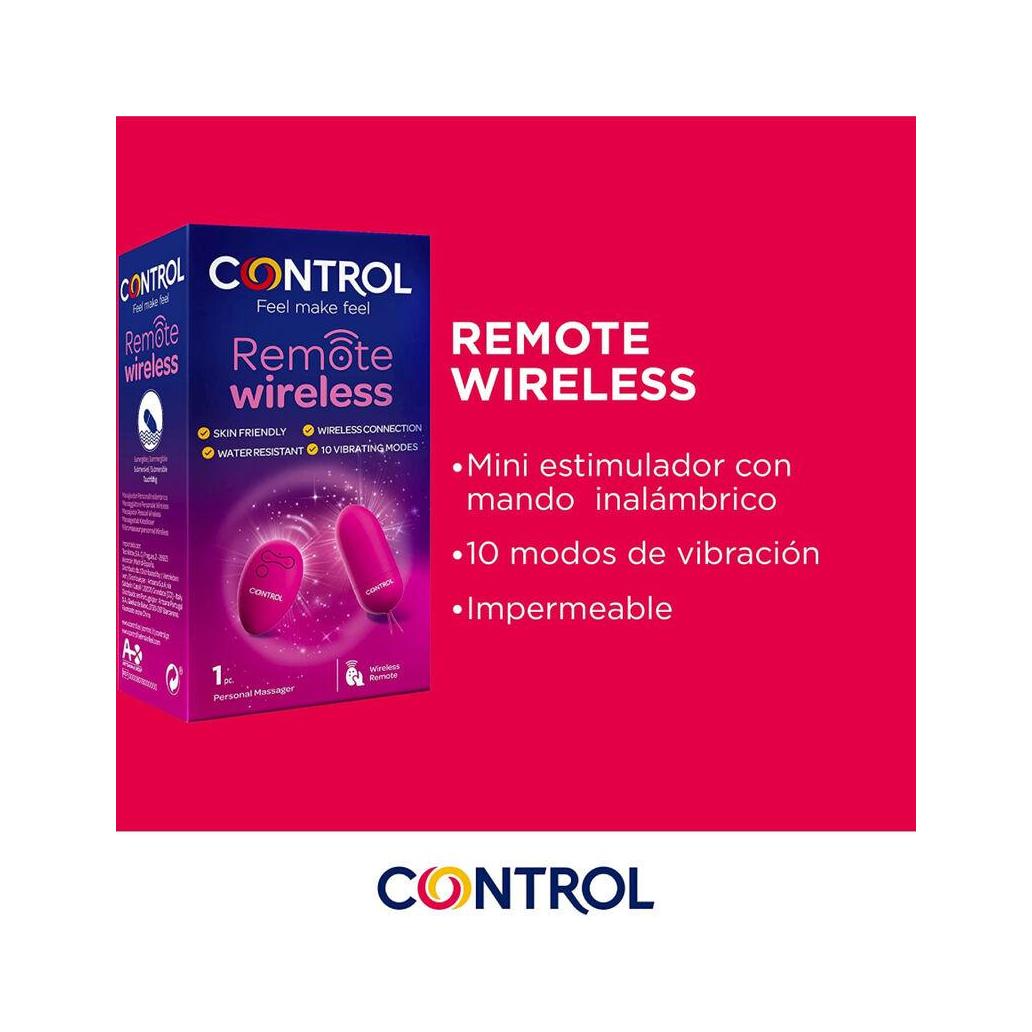 Control - controle remoto sem fio do massager pessoal